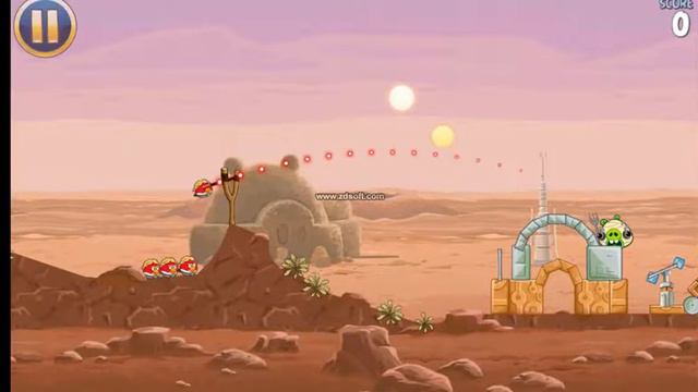 angry birds star wars "gameplay" смотреть онлайн