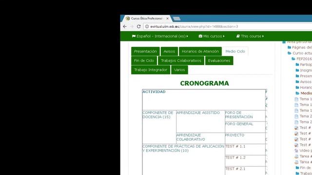 ENTORNO VIRTUAL DE APRENDIZAJE UTM смотреть онлайн