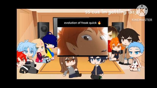 my favourite animes react to each other| pt 1 | haikyuu! смотреть онлайн