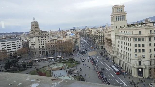 View 9th Flr.of El Corte Inglés in Plaza Cataluña Barcelona (HD) смотреть онлайн
