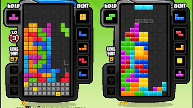 Tetris Battle: Samuel vs 杰晏 [TW] (12 games) смотреть онлайн