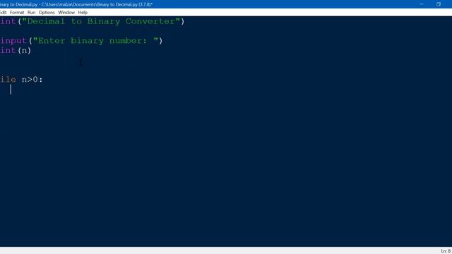 Decimal to Binary Convert by Python - Arabic смотреть онлайн
