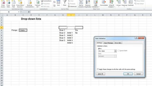 Excel - drop down lista смотреть онлайн