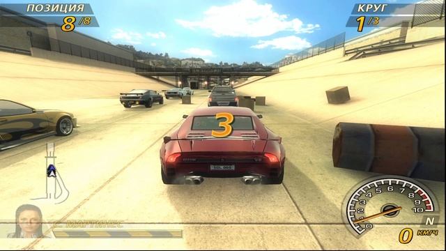 Прохождение FlatOut 2 - Street Rumble Cup - 24 гонка (Гонщик - Стрит-рейсинг) смотреть онлайн