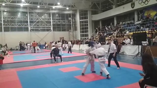 кіокушин.х. В.Ч. України. WKB.Полтава.12.02.22. 3 бій. 12-13 р. до 40. смотреть онлайн
