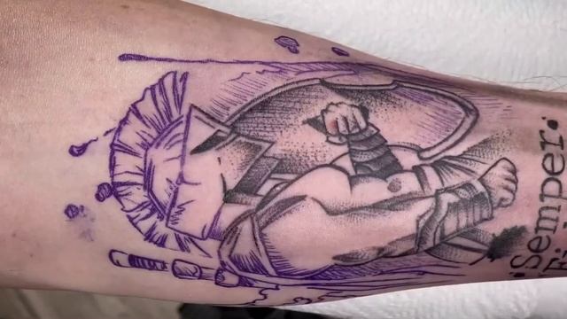 This Is Sparta Tattoo | 50 Minutes Of Tattooing