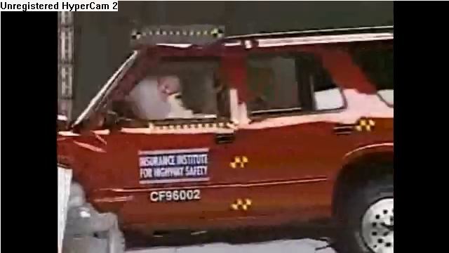 1995 Chevrolet Blazer/GMC Jimmy crash test смотреть онлайн