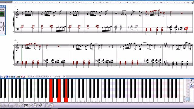 Mylene S'en Fout (Mylene Farmer) How to play (piano version) смотреть онлайн