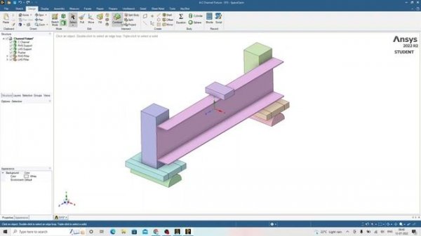 ANSYS Complete Course | 06. Spaceclaim Create & Edit Geometry