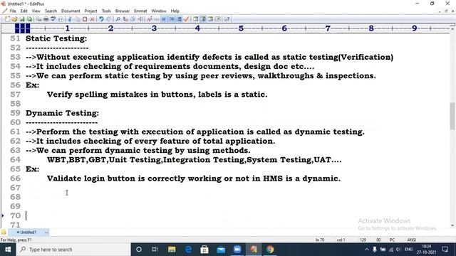 MANUAL + SELENIUM tutorials || Demo - 3 || by Mr. Mahesh On 27-10-2021 @6PM IST смотреть онлайн