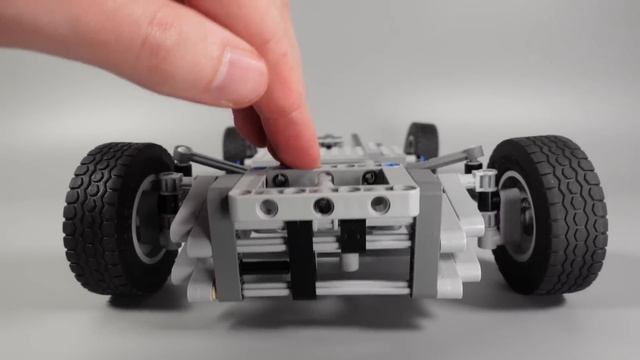 Устройство для испытания подвески автомобиля Lego