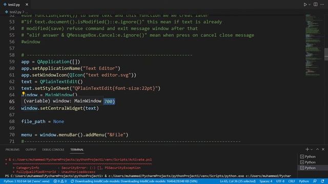 Create a Text Editor with Python and PyQt5 смотреть онлайн