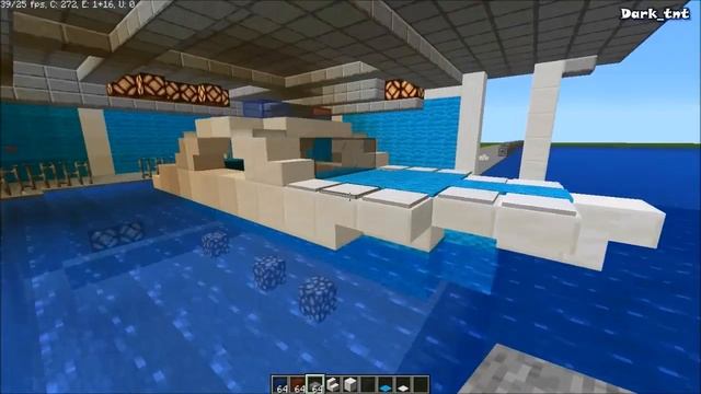 Minecraft Tutorial Как построить | Полицейский катер | Bonus #37(Police boat) смотреть онлайн