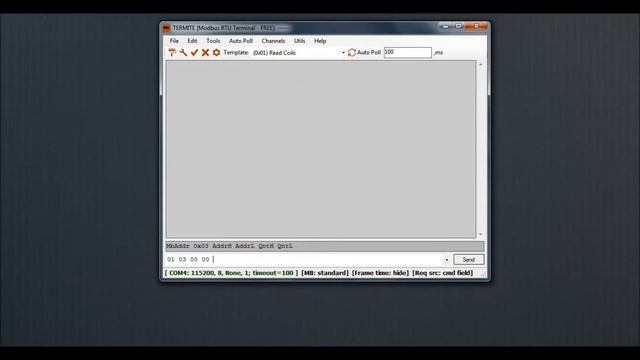 4 Настройка записи лог файлов модбас терминалом смотреть онлайн