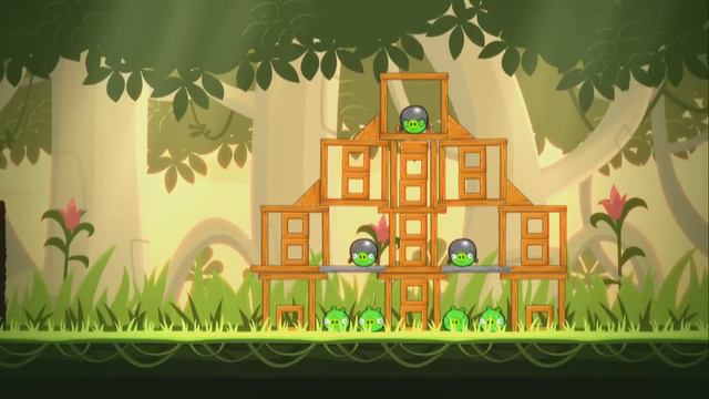 Angry Birds Trilogy - 6:1 - 6:10 - Classic - Danger Above - Walkthrough/commentary (Xbox360) смотреть онлайн