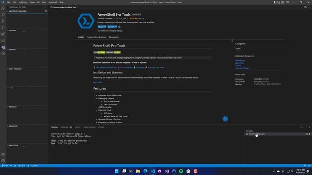 PowerShell Pro Tools - Visual Studio Code Installation смотреть онлайн