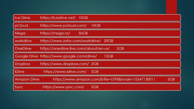 Top 16 Free Cloud Storage Provider | Up to 50 GB Free Storage #cloud #free смотреть онлайн