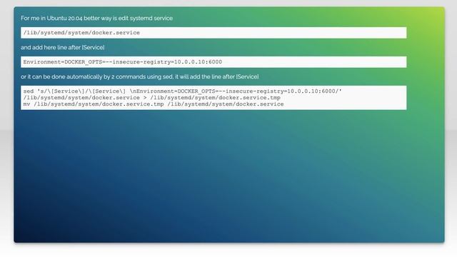 Add Insecure Registry to Docker смотреть онлайн