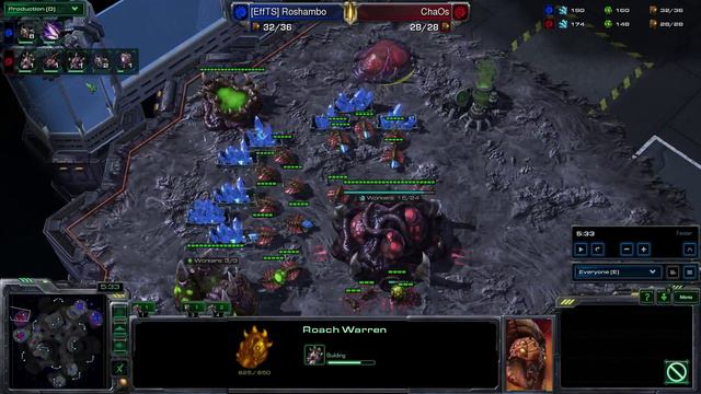 StarCraft 2: Zerg - ZvZ Roach Build Problems - Bronze to Masters (ZvZ - Platinum Game 6) смотреть онлайн