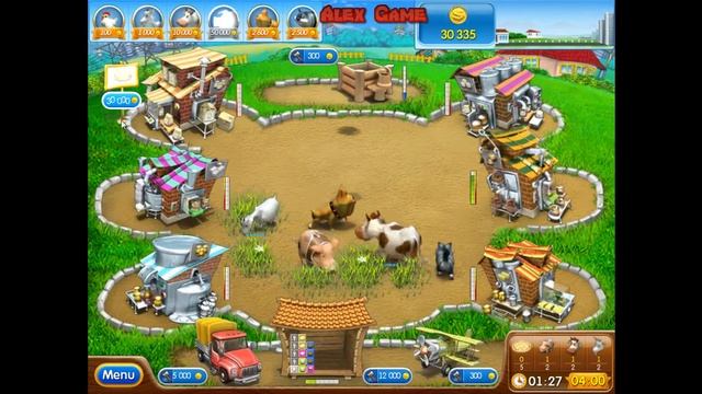 Farm Frenzy Pizza Party only GOLD German Street 2 (level 71) Веселая ферма Печем пиццу Немецкая 2 смотреть онлайн