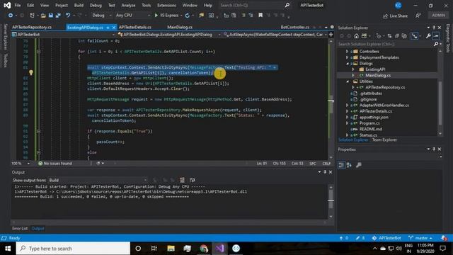 API Testing Bot | Part 1 | Microsoft Bot Framework смотреть онлайн