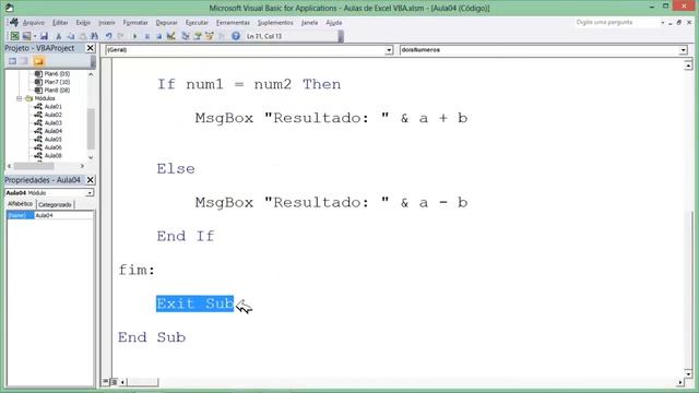 04. Excel VBA, InputBox, Soma, Subtração смотреть онлайн