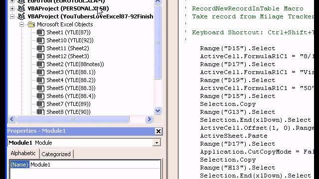 YTLE#89 part 2: VBA Code for Relative & Absolute Macro смотреть онлайн