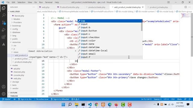 Laravel 9 Ajax Crud With Live Search and Pagination in Bangla | Modal Page and Form| P-05 смотреть онлайн
