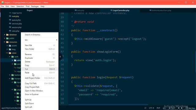 #23 Laravel Ecommerce Bangla Video Tutorial part 23 - Laravel Multiauthentication System Part 1 смотреть онлайн