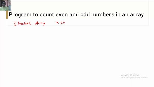 C program to count the even and odd elements in Array смотреть онлайн