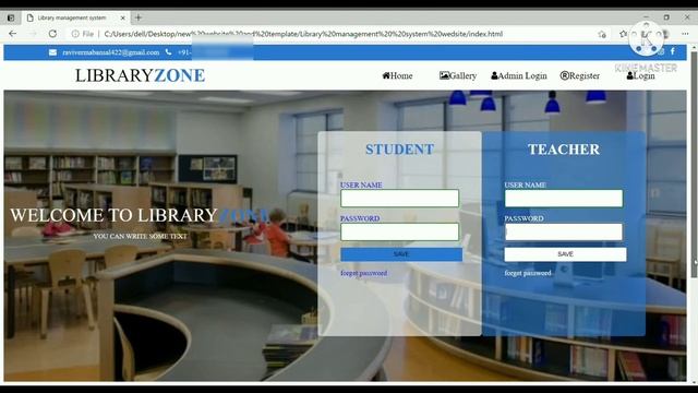 Library management system | Create a LMS website using HTML and CSS (with source code) смотреть онлайн