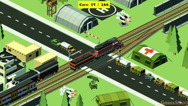 Army Tank Stuck On Train Line - Railroad Crossing Pro - Android Gameplay #69 смотреть онлайн