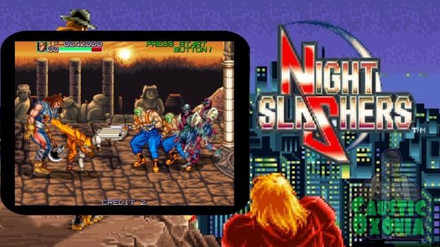 Night Slashers Arcade Game Full Walkthrough Longplay смотреть онлайн