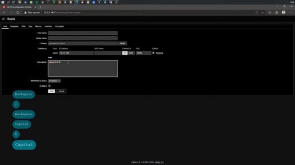 Добавление Microsoft Windows Server 2019 хоста в ZABBIX 5.0