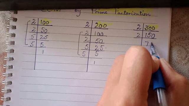 How to find LCM of 100, 200 and 300 by using Prime Factorization? смотреть онлайн
