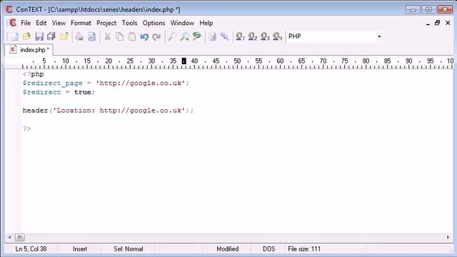 Beginner PHP Tutorial 63 - Using the Header to Force Page Redirect смотреть онлайн