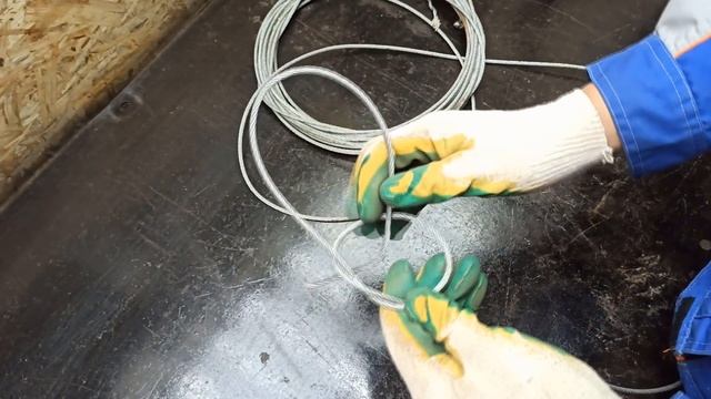 Как сделать петлю на стальном тросе своими руками Самозатягивающийся узел на тросе смотреть онлайн