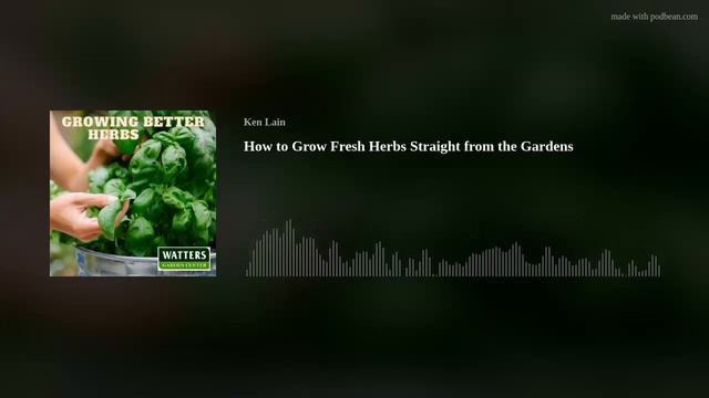 How to Grow Fresh Herbs Straight from the Gardens смотреть онлайн