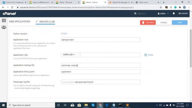 Upload Django website on Cpanel in hindi |Cheap and best web hosting for Django project 2020 смотреть онлайн