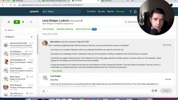 Как писать Cover Letter на Upwork. Мой первый проект