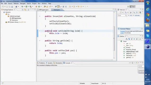 Java 07 Set ve Get Metodları 1 смотреть онлайн