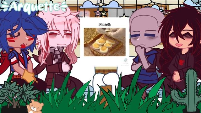 Yandere dating games react to F!Y/n ||Otome game|| P.2 смотреть онлайн