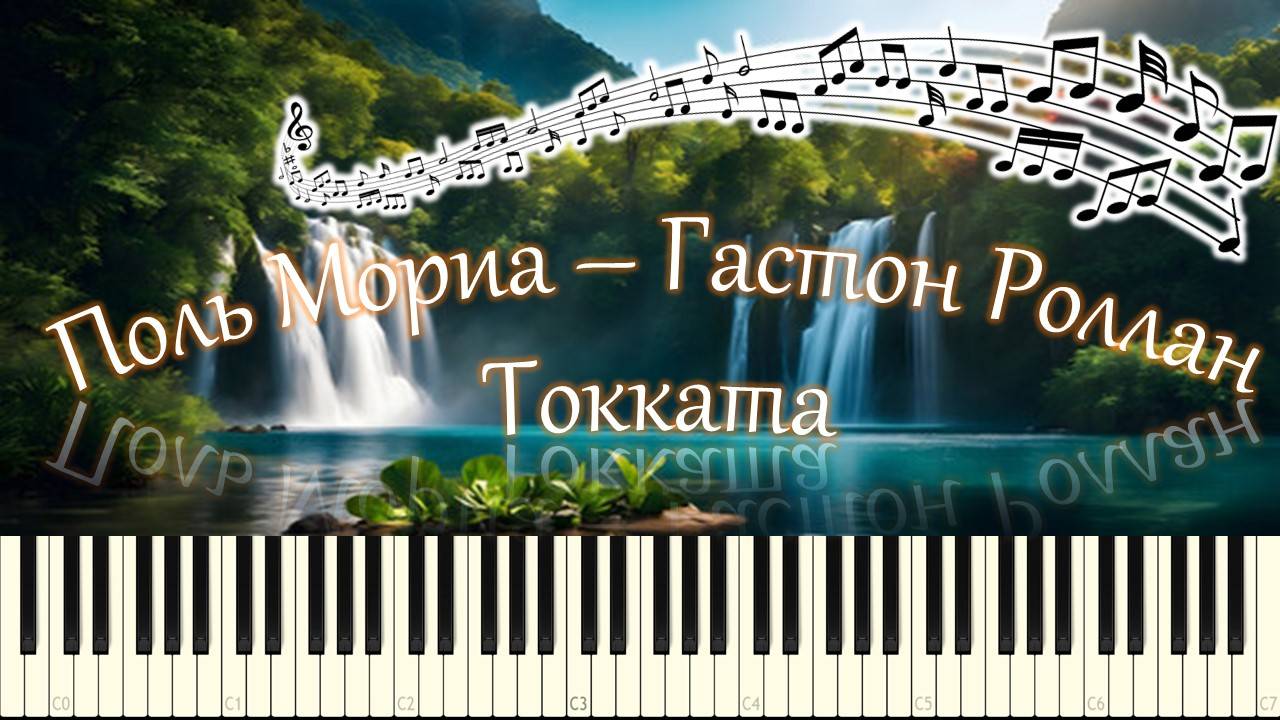 Токката / Toccata (Paul Mauriat, Gaston Rolland) piano tutorial [НОТЫ + MIDI] смотреть онлайн