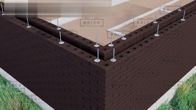 Термо эко дом из кирпича Ermix