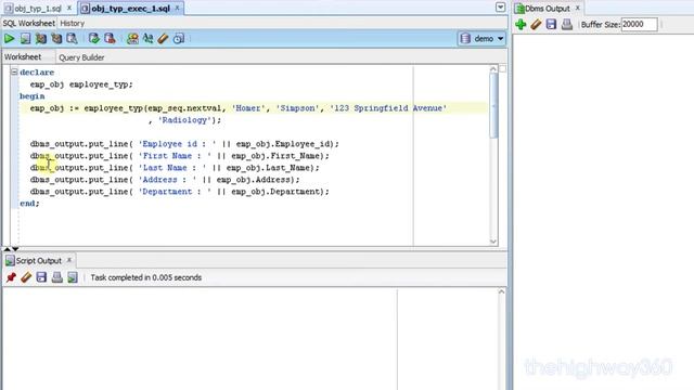 Oracle object instantiation using default constructor смотреть онлайн