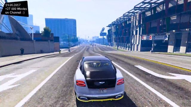 Bentley Continental GT Breitling Jet Team New ENB Top Speed Test GTA Mod Future _REVIEW смотреть онлайн