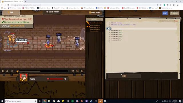 The game that teaches you to code l Code Combat смотреть онлайн