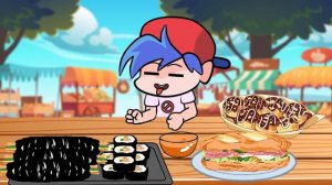 MUKBANG vs Friday Night Funkin Boyfriend -  FNF ANIMATION MUKBANG