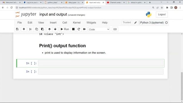 Input and Output function in Python || Lesson 6 || #pythontutorial #pythonprogramming #2023 смотреть онлайн