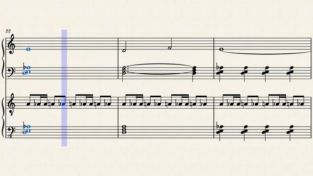 "I See you Silence" by Murray Gold on Piano (Musescore) смотреть онлайн